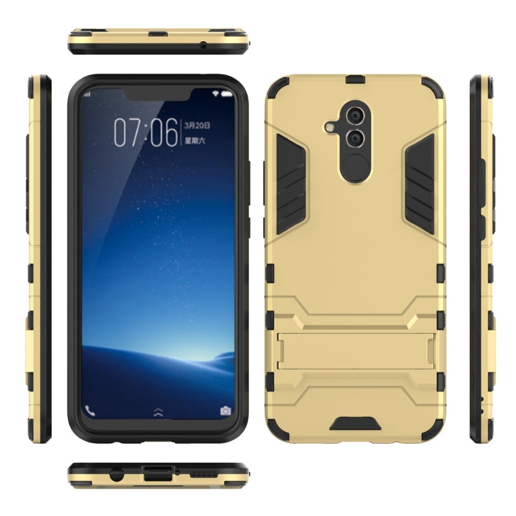 Shockproof PC + TPU Case for Huawei Mate 20 Lite, with Holder, For Huawei Mate 20 Lite