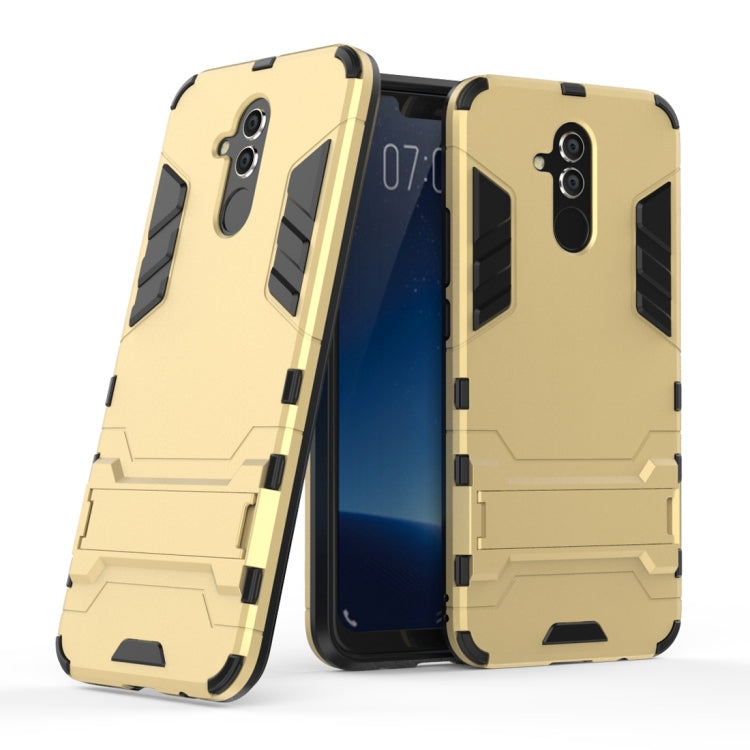 Shockproof PC + TPU Case for Huawei Mate 20 Lite, with Holder, For Huawei Mate 20 Lite