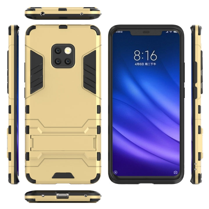 Shockproof PC + TPU Case for Huawei Mate 20 Pro, with Holder, For Huawei Mate 20 Pro, with, For Huawei Mate 20 Pro