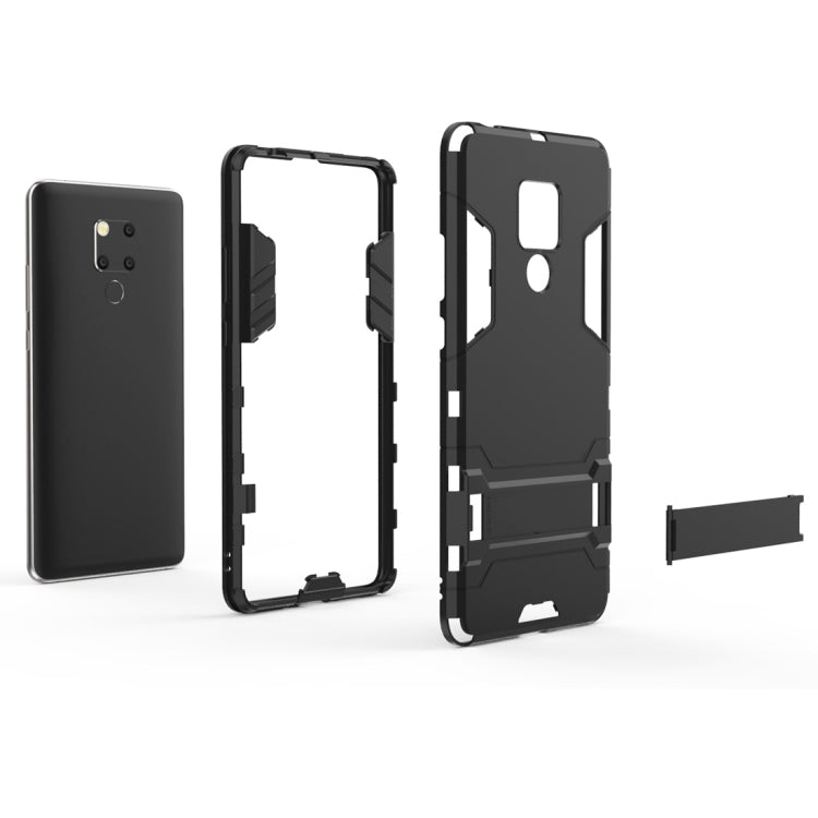 Shockproof PC + TPU Case for Huawei Mate 20 X, with Holder, For Huawei Mate 20 X