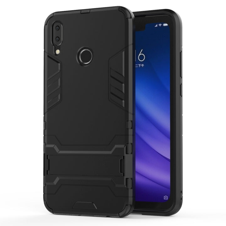 Shockproof PC + TPU Case for Huawei Y9 (2019) / Enjoy 9 Plus, with Holder, For Huawei Y9 (2019) / Enjoy 9 Plus, For Huawei Y9 (2019)