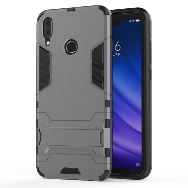 Shockproof PC + TPU Case for Huawei Y9 (2019) / Enjoy 9 Plus, with Holder, For Huawei Y9 (2019) / Enjoy 9 Plus, For Huawei Y9 (2019)