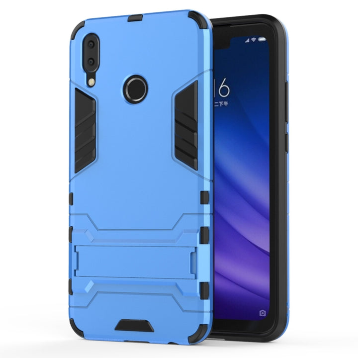 Shockproof PC + TPU Case for Huawei Y9 (2019) / Enjoy 9 Plus, with Holder, For Huawei Y9 (2019) / Enjoy 9 Plus, For Huawei Y9 (2019)