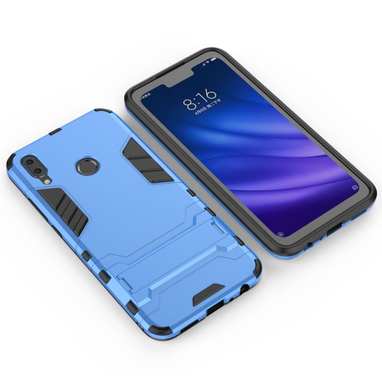 Shockproof PC + TPU Case for Huawei Y9 (2019) / Enjoy 9 Plus, with Holder, For Huawei Y9 (2019) / Enjoy 9 Plus, For Huawei Y9 (2019)