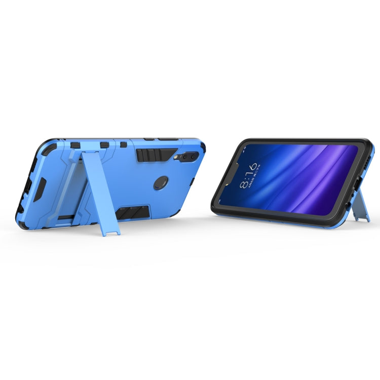 Shockproof PC + TPU Case for Huawei Y9 (2019) / Enjoy 9 Plus, with Holder, For Huawei Y9 (2019) / Enjoy 9 Plus, For Huawei Y9 (2019)