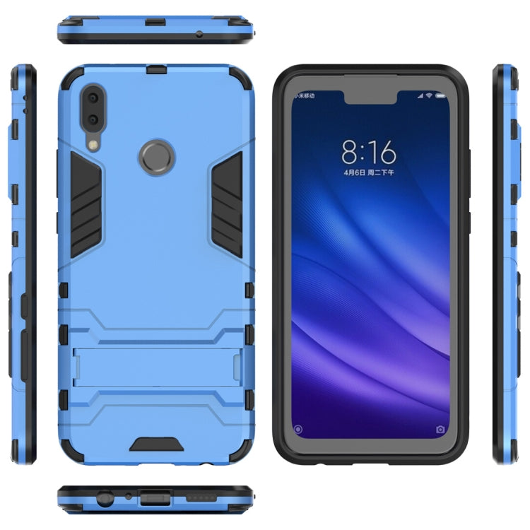 Shockproof PC + TPU Case for Huawei Y9 (2019) / Enjoy 9 Plus, with Holder, For Huawei Y9 (2019) / Enjoy 9 Plus, For Huawei Y9 (2019)