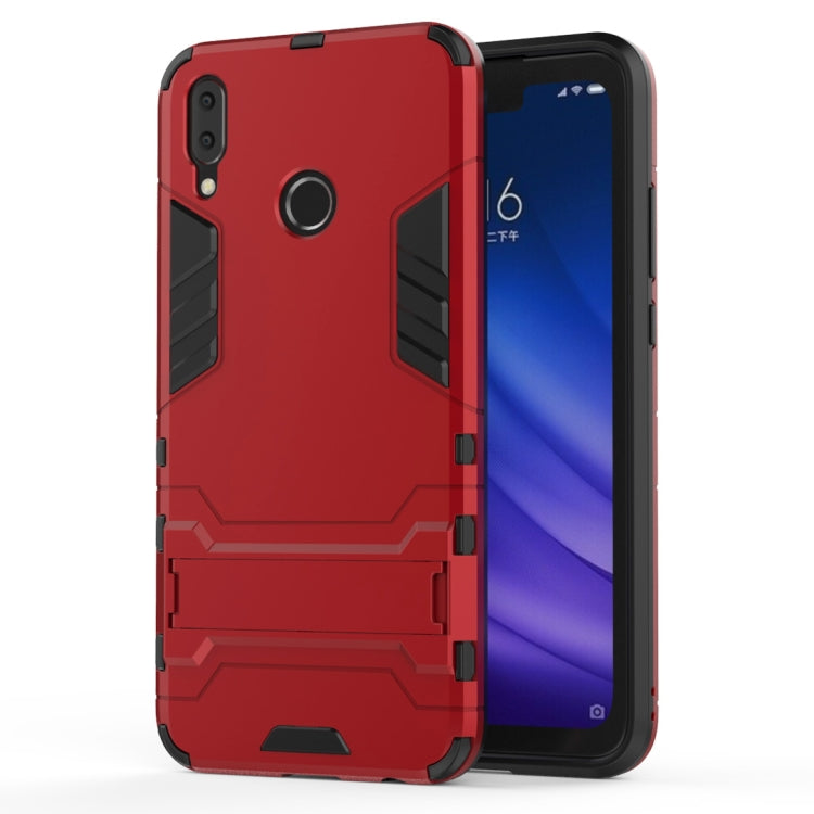 Shockproof PC + TPU Case for Huawei Y9 (2019) / Enjoy 9 Plus, with Holder, For Huawei Y9 (2019) / Enjoy 9 Plus, For Huawei Y9 (2019)