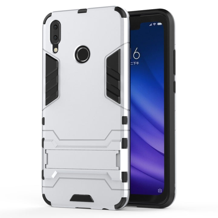 Shockproof PC + TPU Case for Huawei Y9 (2019) / Enjoy 9 Plus, with Holder, For Huawei Y9 (2019) / Enjoy 9 Plus, For Huawei Y9 (2019)