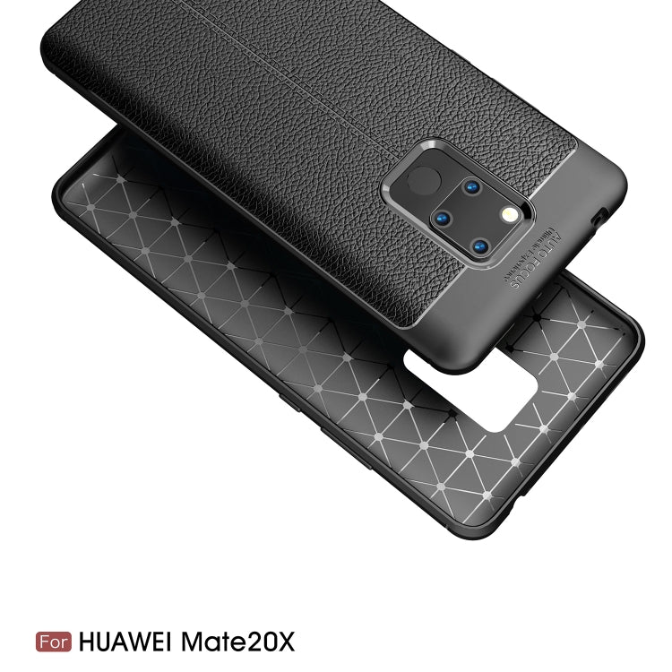 Litchi Texture TPU Shockproof Case for Huawei Mate 20 X, For Huawei Mate 20 X, Huawei Mate 20 X, For Mate 20 X