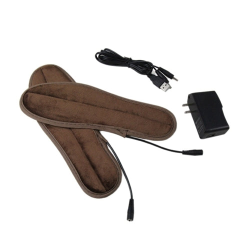 USB Electric Powered Heated Insoles Keep Feet Warm Pad with USB Cable & Power Adapter, Size: 41-42 yard, Size: 41-42yard