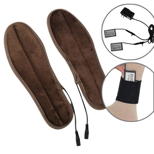 Lithium Battery Powered & Rechargeable Heated Insoles Keep Feet Warm Pad, Keep Warm 8-9 hours, Size: 35-36 yard, Size: 35-36yard