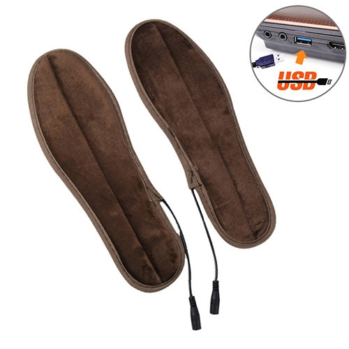 USB Electric Powered Heated Insoles Keep Feet Warm Pad with USB Cable, Size: 41-42 yard, Size: 41-42yard