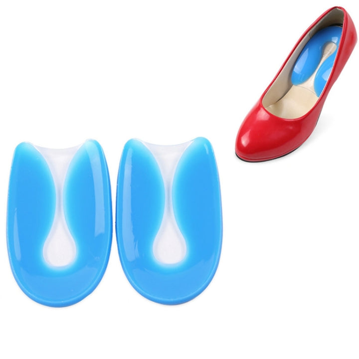 U-shaped Heel Pad Soft and Comfortable Shock Absorption Silicone Pad Insole, Size: S(30-34 Yards), Size: S(30-34 Yards)