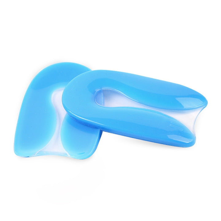 U-shaped Heel Pad Soft and Comfortable Shock Absorption Silicone Pad Insole, Size: S(30-34 Yards), Size: S(30-34 Yards)