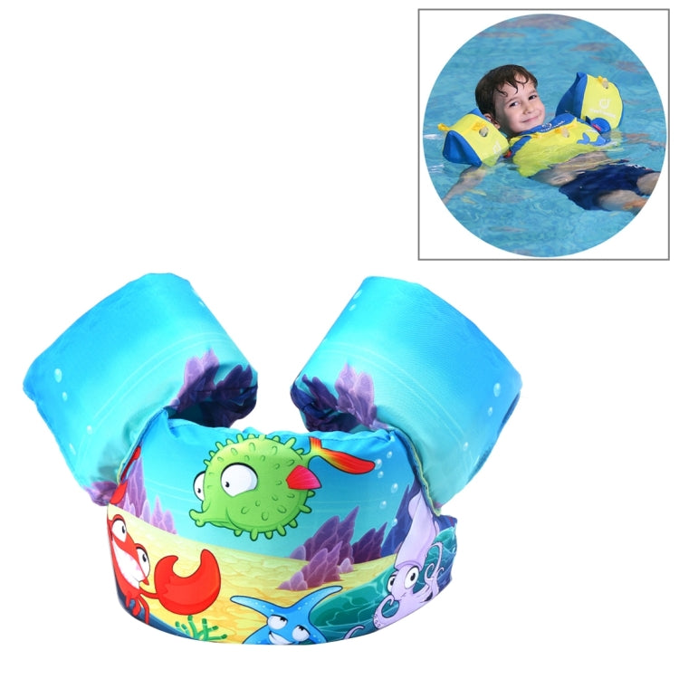 Pattern Children Swimming Lifesaving Equipment Buoyancy Swimsuit Vest Sleeves Back Floating Arm Swim Rings Snorkeling Suit, Size: 86cm, Suitable for 2-7 Years of Age, Buoyancy Within 10-30kg Baby Use, HC2243A, HC2243B, HC2243C, HC2243D