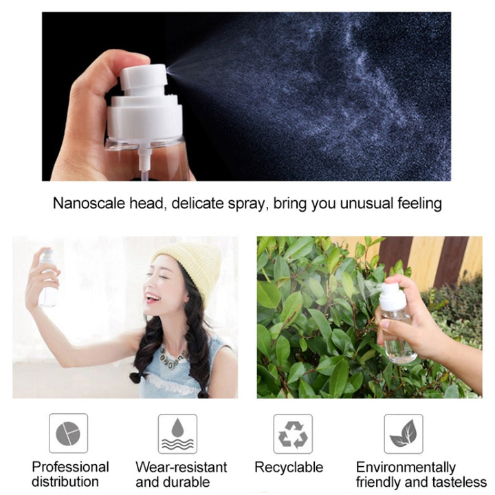 10 PCS Portable Refillable Plastic Fine Mist Perfume Spray Bottle Transparent Empty Spray Sprayer Bottle, 30ml, 30ml