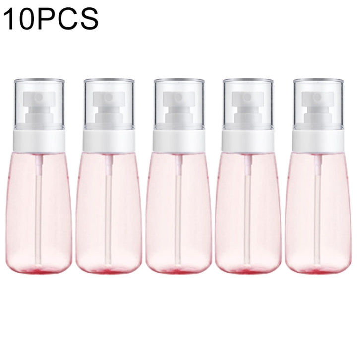 10 PCS Portable Refillable Plastic Fine Mist Perfume Spray Bottle Transparent Empty Spray Sprayer Bottle, 60ml, 60ml