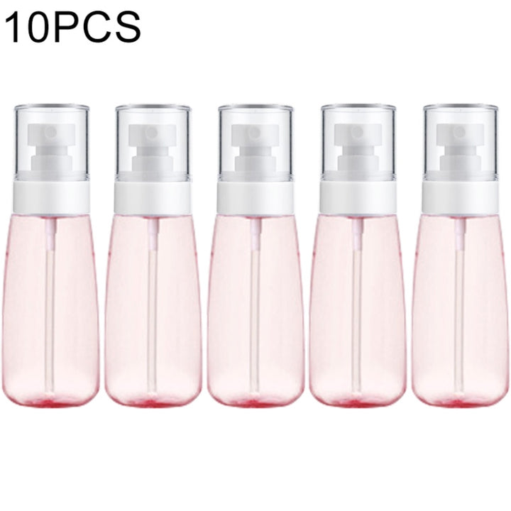 10 PCS Portable Refillable Plastic Fine Mist Perfume Spray Bottle Transparent Empty Spray Sprayer Bottle, 100ml, 100ml