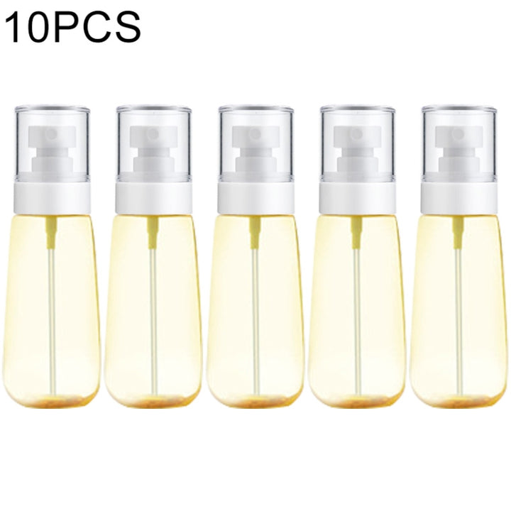 10 PCS Portable Refillable Plastic Fine Mist Perfume Spray Bottle Transparent Empty Spray Sprayer Bottle, 100ml, 100ml