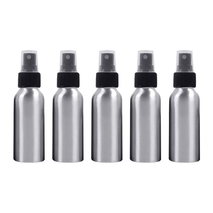 Refillable Glass Fine Mist Atomizers Aluminum Bottle, 100ml, 100ml