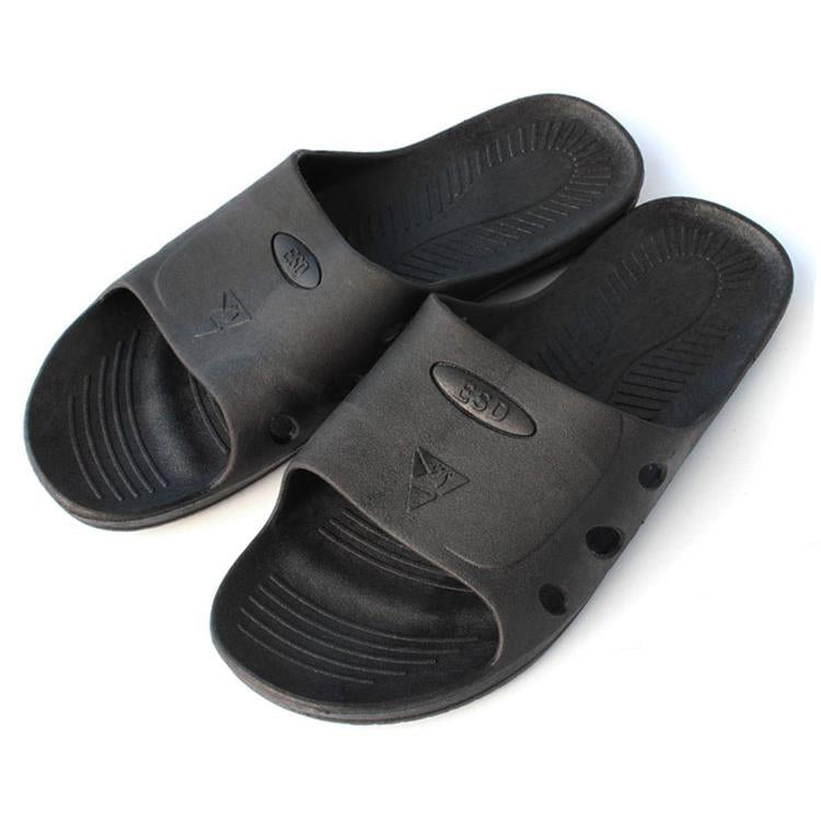 Anti-static Anti-skid Six-hole Slippers, Size: 38, Size: 38 (Black), Slippers, Size: 38 (Blue)