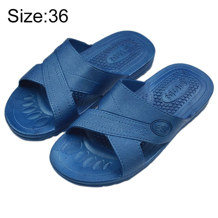 Anti-static Non-slip X-shaped Slippers, Size: 36, Size: 36 (Black), Size: 36 (Blue)