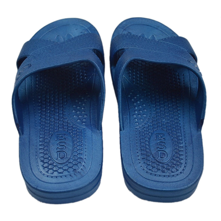 Anti-static Non-slip X-shaped Slippers, Size: 38, Size: 38 (Blue), Size: 38 (Black)