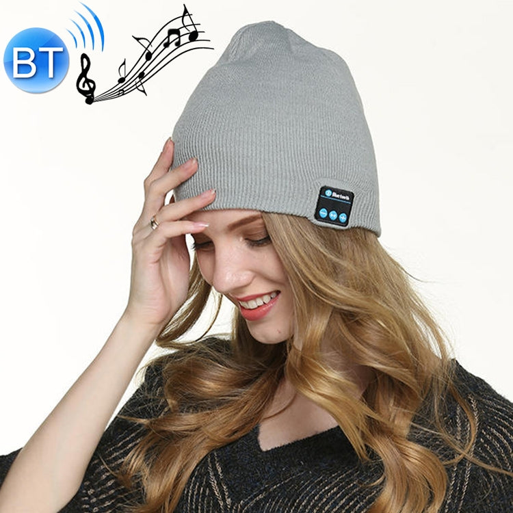 Bluetooth 5.0 Wireless Call Music Warm Knitted Hat