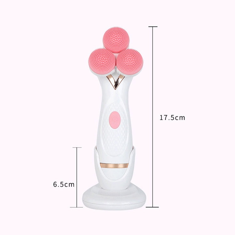 CNaier AE-878 USB Charging Silicone Face Skin Care Electric Facial Cleanser, AE-878(Pink), AE-878(Blue)