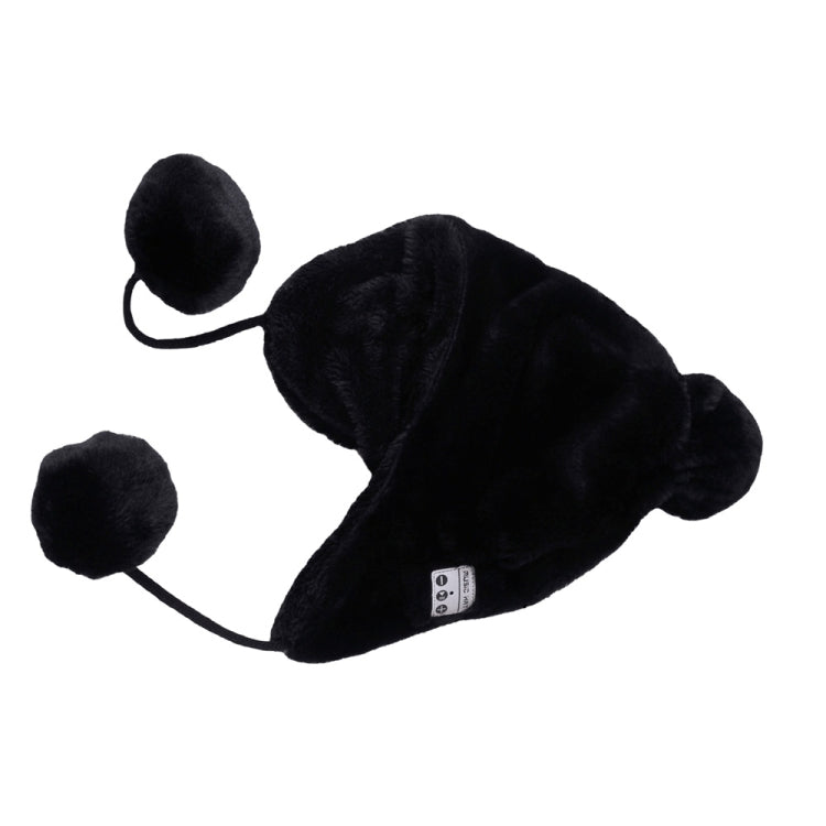 Bluetooth Warm Plush Hat, Supports Phone Answering & Bluetooth Photo Taking & Music Playing