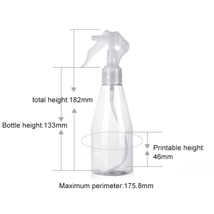 Plastic Spray Bottles Leak Proof with Trigger Sprayer, 200ml, 200ml