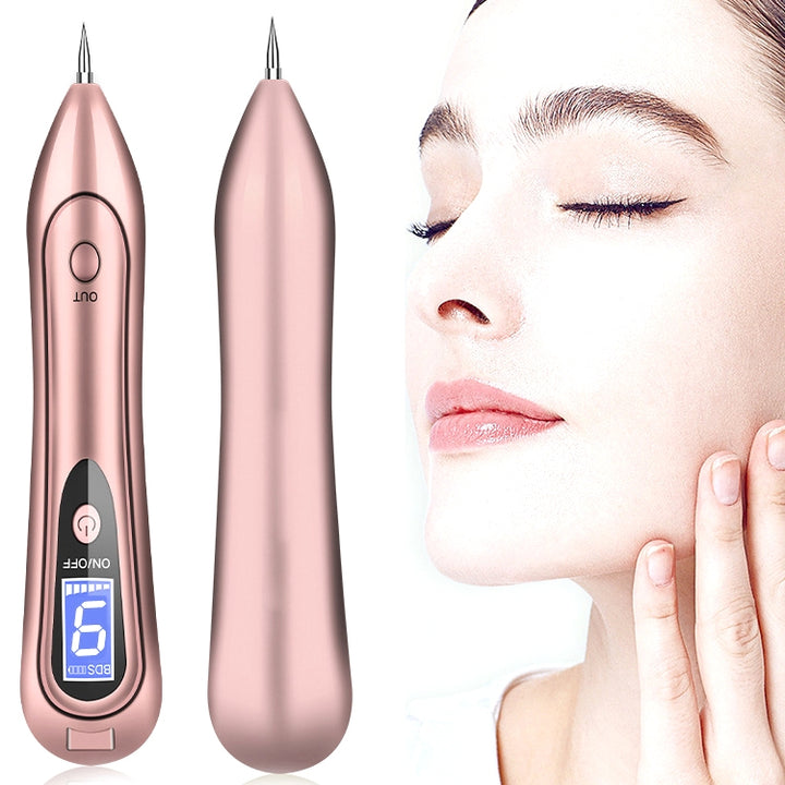 SONGSUN X2 Professional Portable Skin Spot Tattoo Freckle Removal Machine Mole Dot Removing Laser Plasma Beauty Care Pen with LCD Display Screen & 9 Gears Adjustment