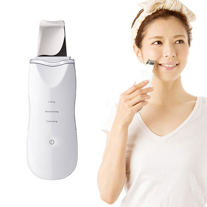 2W Ultrasonic Vibration Face Cleansing Machine Dead Skin Cleaner Scrubber Shovel Tool Face Beauty Instrument