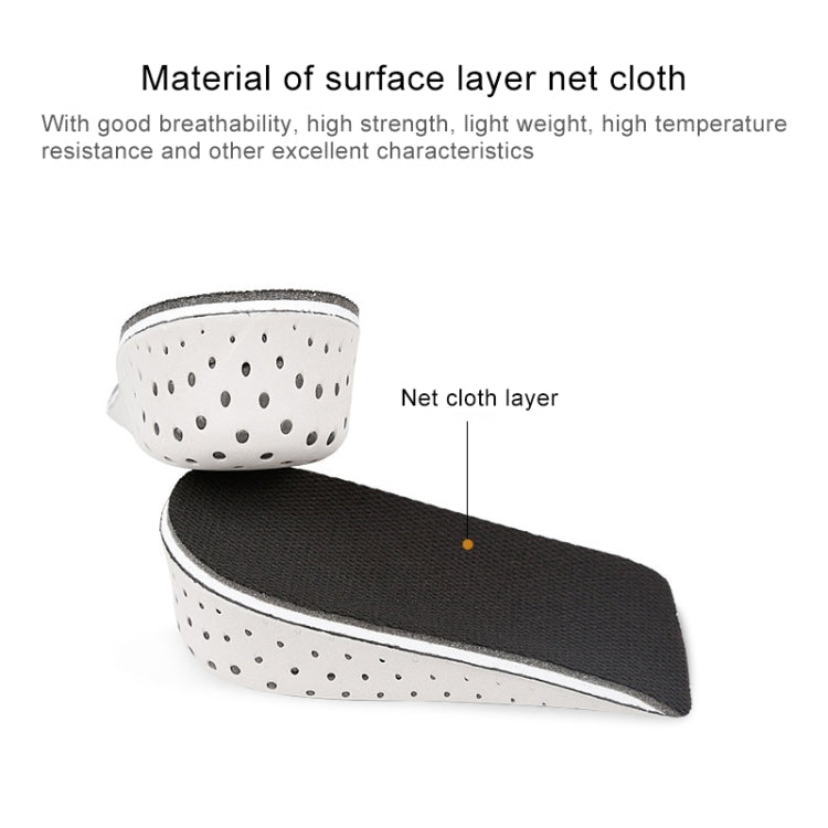 Heighten Heel Insert Shoes Pad Cushion Arch Height Increase Half Insole, Height: 2cm, Height: 2cm