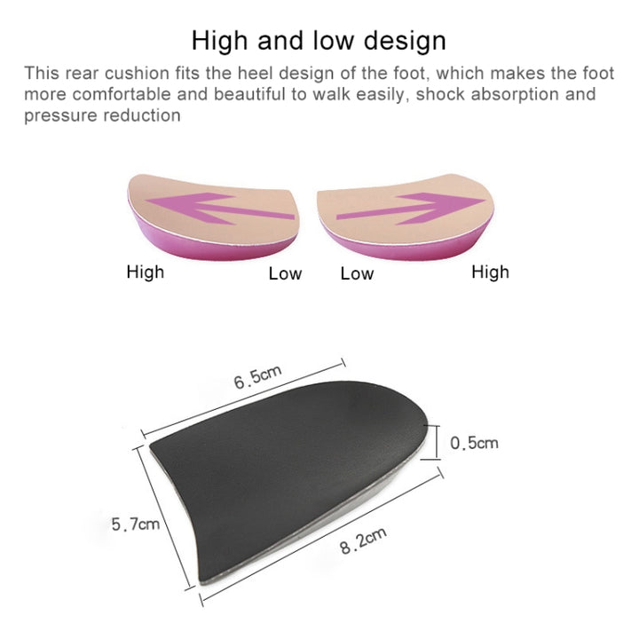 Upgraded Version of Men And Women O / X Leg Correction Insole Inside / Outside Eight Feet Orthopedic Correction Heel Pad