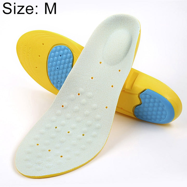 1 Pair Stretch Breathable Absorbent Deodorant  Sports Tourism And Leisure Comfort Cushioning Insole, Size: M(38-40Yards), Size: M(38-40Yards) blue, Size: M(38-40Yards) gray