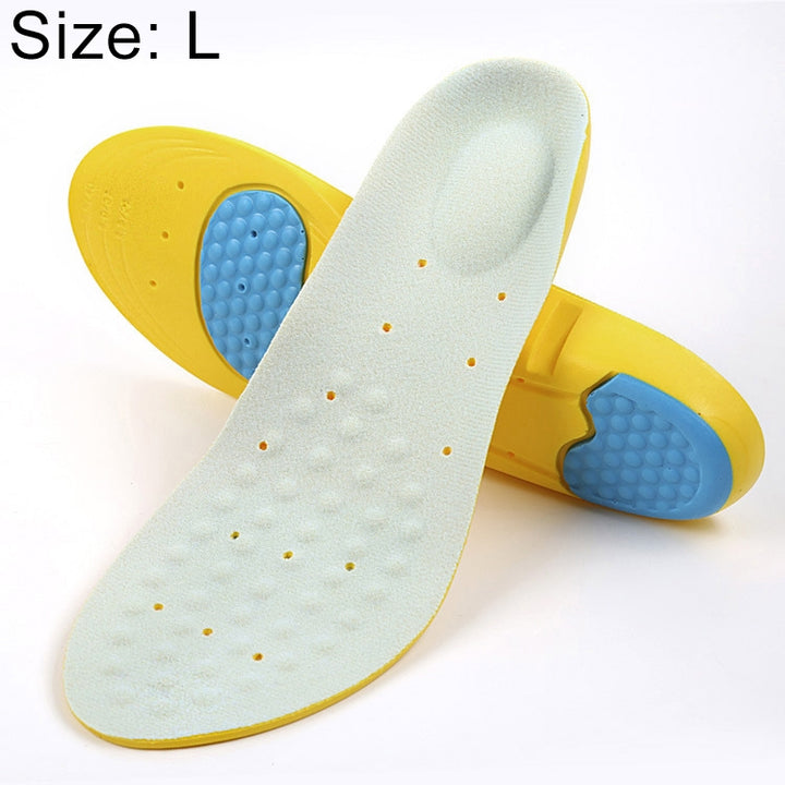 1 Pair Stretch Breathable Absorbent Deodorant  Sports Tourism And Leisure Comfort Cushioning Insole, Size: L(42-44Yards), Size: L(42-44Yards) blue, Size: L(42-44Yards) gray