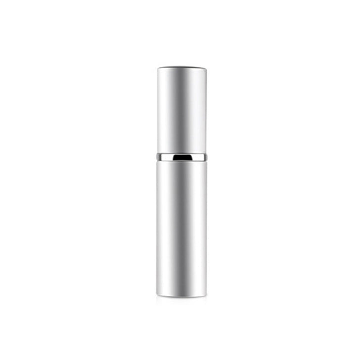 Portable Mini Refillable Glass Perfume Fine Mist Atomizers with Metallic Exterior, 5ml