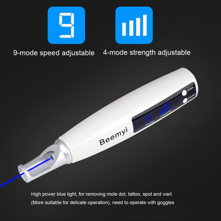 Handheld Picosecond Portable (Removing Tattoo Freckle Mole Dot)  Machine Laser Plasma Beauty Care Pen, USB / Blue Light, USB /  Red Light