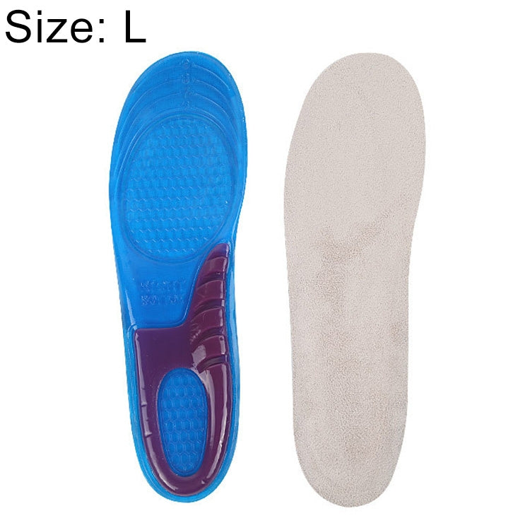 1 Pair Military Training Shock Resistance Sports Insoles Soft and Comfortable Stretch Thick Insoles, Size: L(43-46 Yards), Size: L(43-46 Yards)