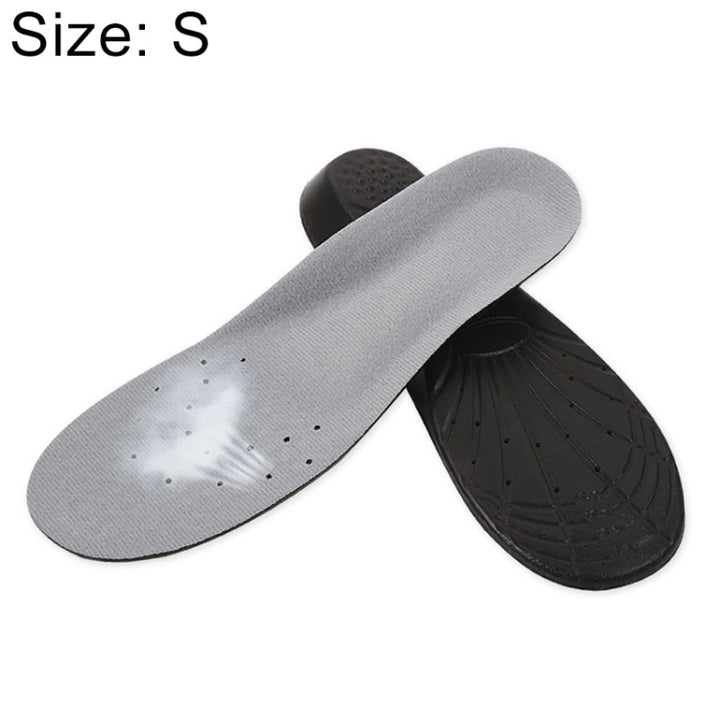 1 Pair PU Breathable Soft Sports Shock-absorbing Insole Sweat-absorbent Foot Pad Elastic Shoe Insert, Size: S(2-5 Yards), Size: S(2-5 Yards)