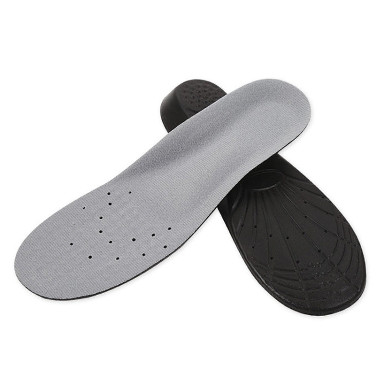 1 Pair PU Breathable Soft Sports Shock-absorbing Insole Sweat-absorbent Foot Pad Elastic Shoe Insert, Size: M(6-9 Yards), Size: M(6-9 Yards)