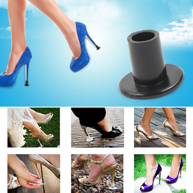 5 Pairs Non-slip Wear-resistant Increase Shoes High Stiletto Heel Protector Caps, Random Color Delivery, HC9014, HC9014T