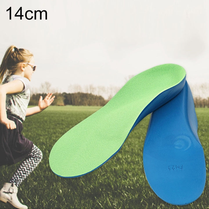 Children PU XO Leg Corrective Insole, Size: 14cm, Size: 14cm