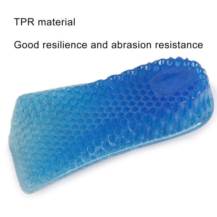 1 Pair  3cm Honeycomb Stretch Insert Shoes Height Increase Half Insoles, 3cm Honeycomb Increase Insoles