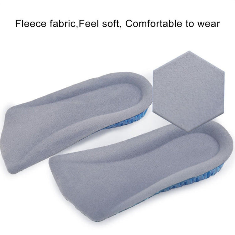 1 Pair  3cm Honeycomb Stretch Insert Shoes Height Increase Half Insoles, 3cm Honeycomb Increase Insoles