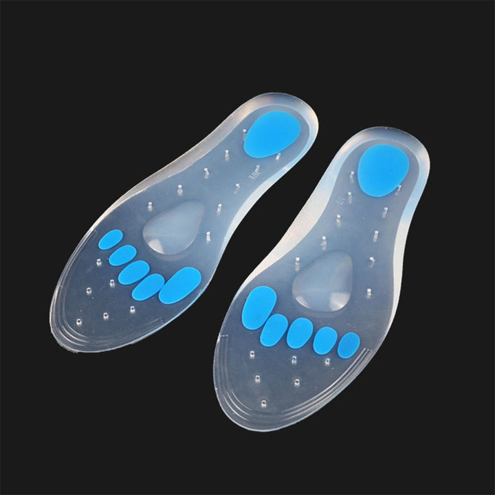 1 Pair Transparent Cushioning Silica Gel Insoles  Size: 35-37yards, Size: 35-37yards