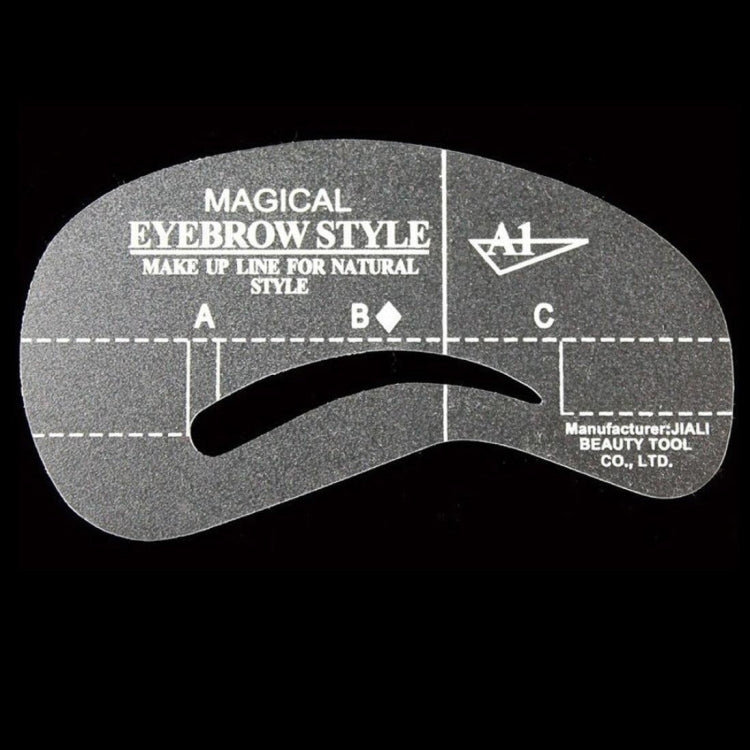 24 in 1 Eyebrow Stencil Shape Template Tools, 24 in 1