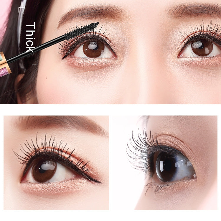 LEEZI 4D Prolong Eyelashes Mascara Thick Curling Waterproof Makeup Cosmetics