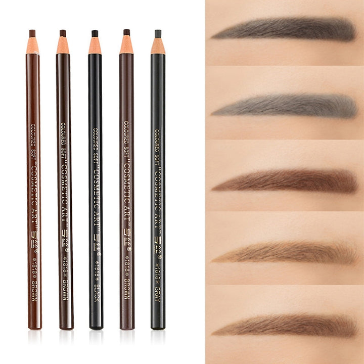 5 PCS 5 Colors Waterproof Sweatproof Eyebrow Pencils Coloured Eyebrow Pen Tools